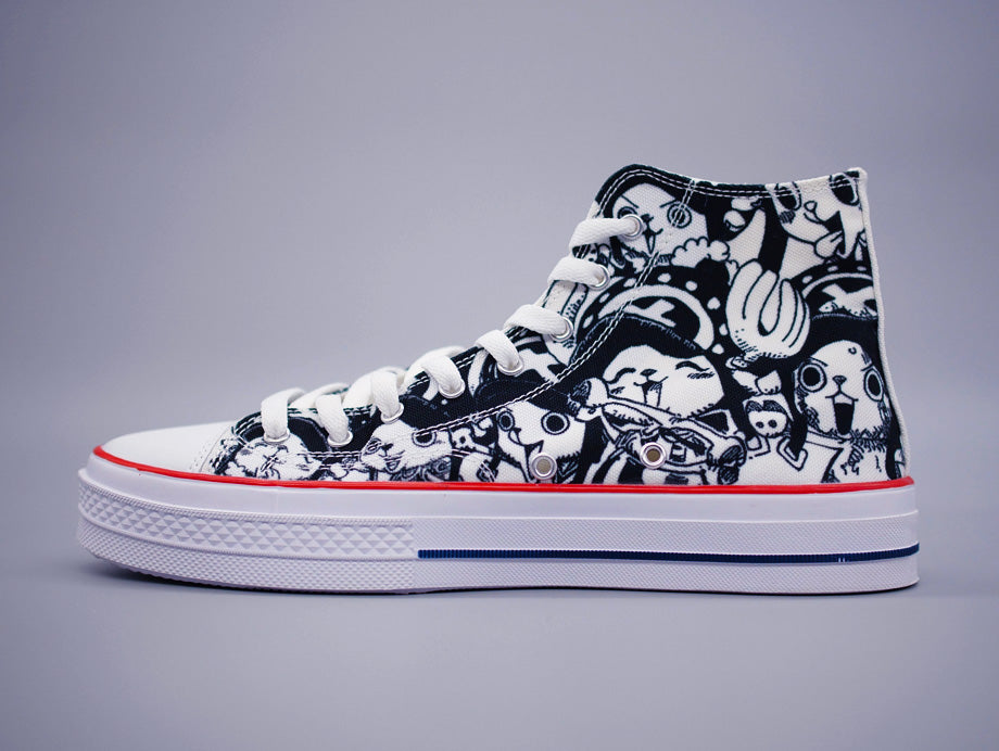 【TONY】 Tony Tony Chopper High Top Canvas Sneakers - One Piece