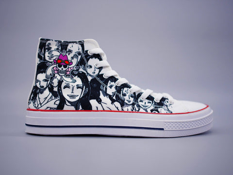 Nico Robin High Top Canvas Sneakers - One Piece