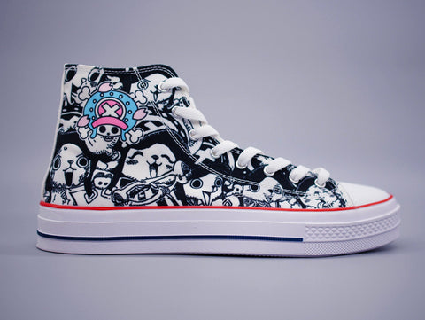 Tony Tony Chopper High Top Canvas Sneakers - One Piece