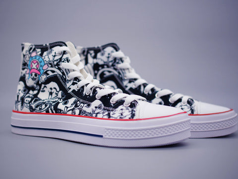 Tony Tony Chopper High Top Canvas Sneakers - One Piece