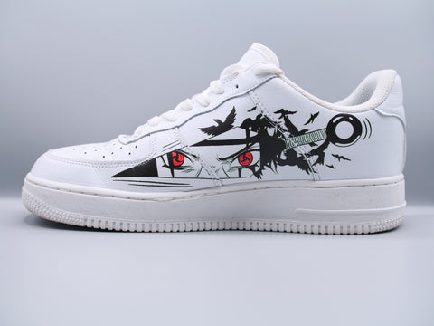 Itachi Uchiha Low Top Sneakers - Amaterasu Edition