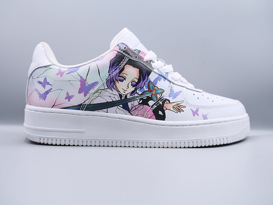 シューズ Shinobu Jiroku Shinobu Kocho Low Top Sneakers - Demon Slayer | Anime Shoes