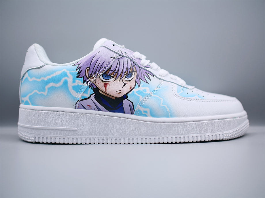 Killua Zoldyck Low Top Shoes - Standard and GodSpeed | Anime Shoes