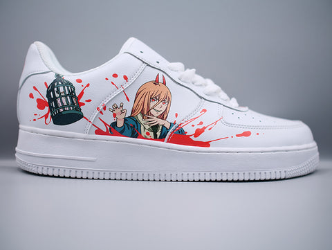 Power Low Top Sneakers - Neko Edition - Chainsaw Man