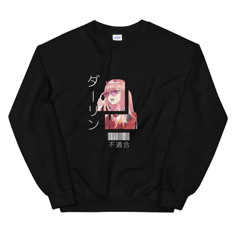 Misfit Zero Two Sweatshirt - Darling in the Franxx - Anime x Sneakers - Anime Shoes
