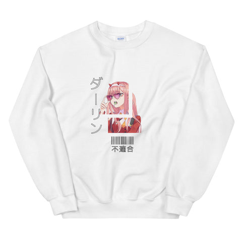 Misfit Zero Two Sweatshirt - Darling in the Franxx - Anime x Sneakers - Anime Shoes