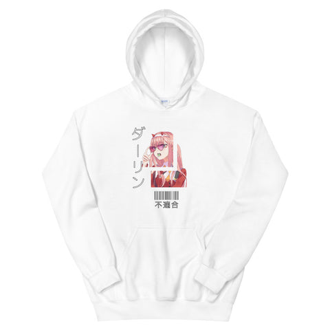 Misfit Zero Two Hoodie - Darling in The Franxx - Anime x Sneakers - Anime Shoes