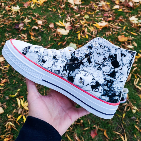 Yuji Itadori High-Top Canvas - Anime x Sneakers - Anime Shoes